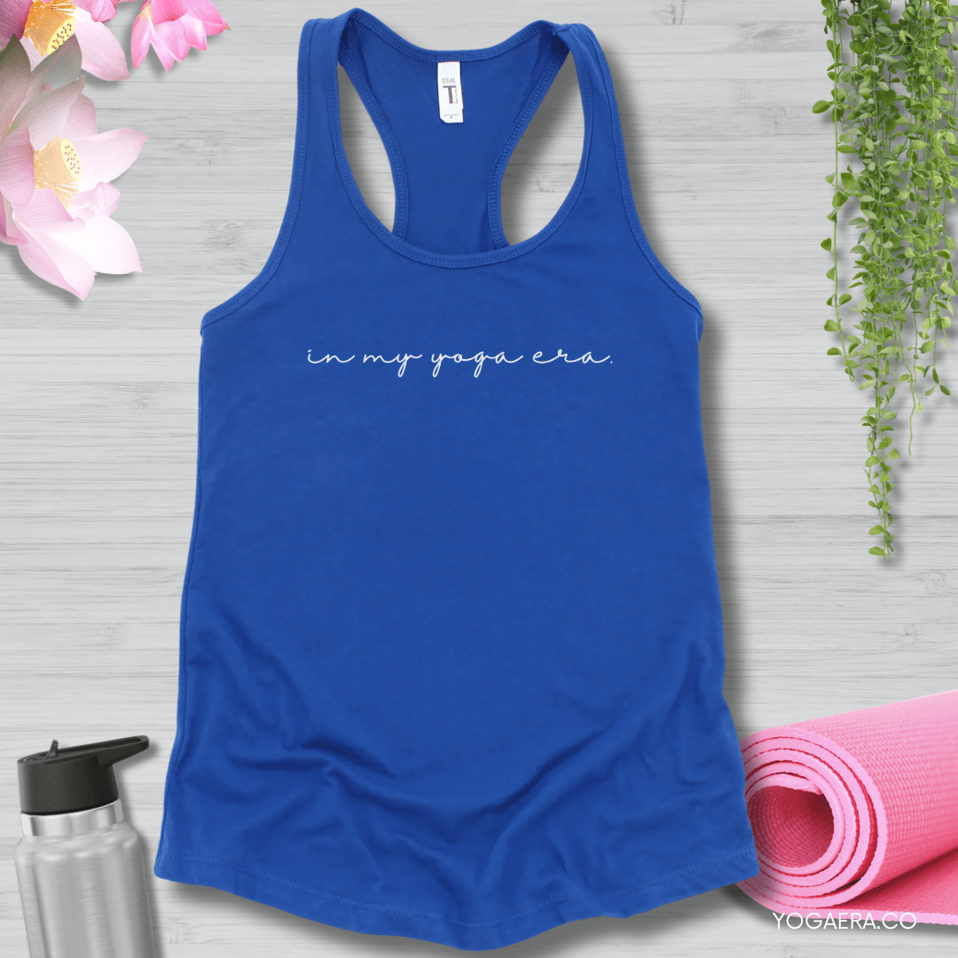 Minimalist In My Yoga Era Tank XS / Royal Tank Top Yoga Era