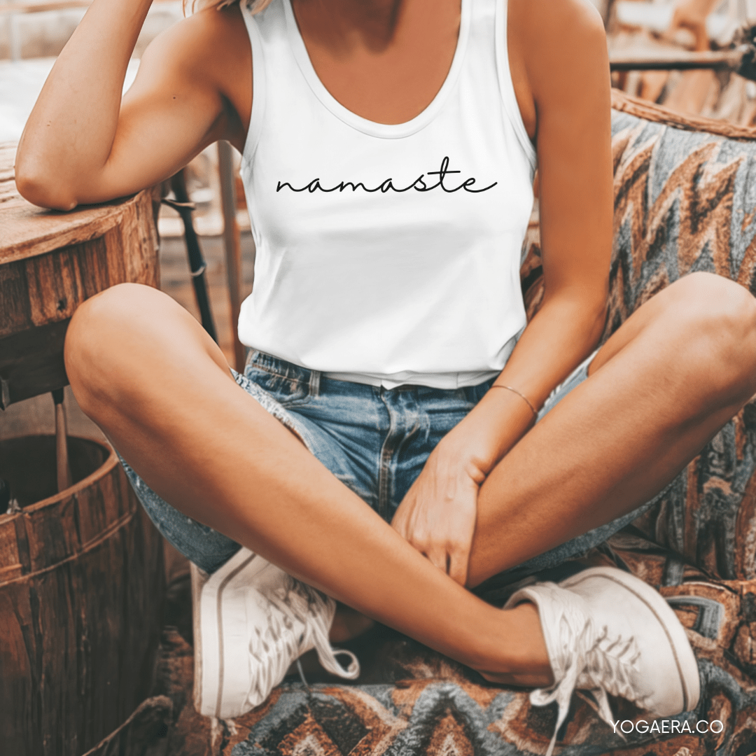 Minimalist Namaste Tank 🙏🏻 Tank Top Yoga Era