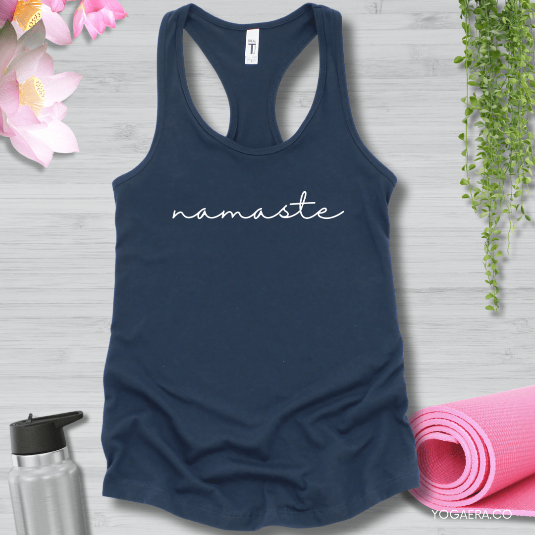 Minimalist Namaste Tank 🙏🏻 XS / Indigo Tank Top Yoga Era