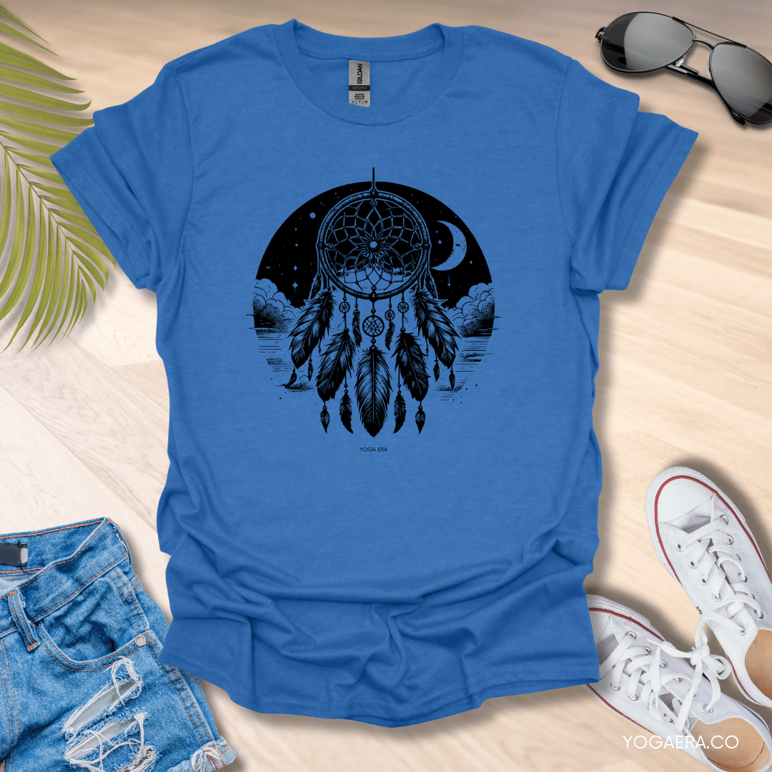 Moonlit Dreamcatcher Tee Heather Royal / S T-Shirt Yoga Era