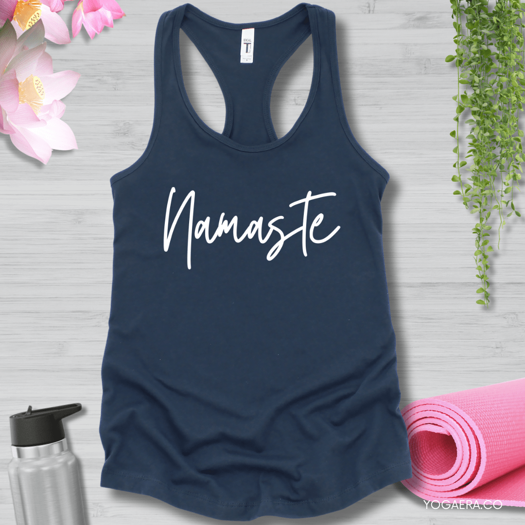 Namaste Tank XS / Indigo Tank Top Yoga Era
