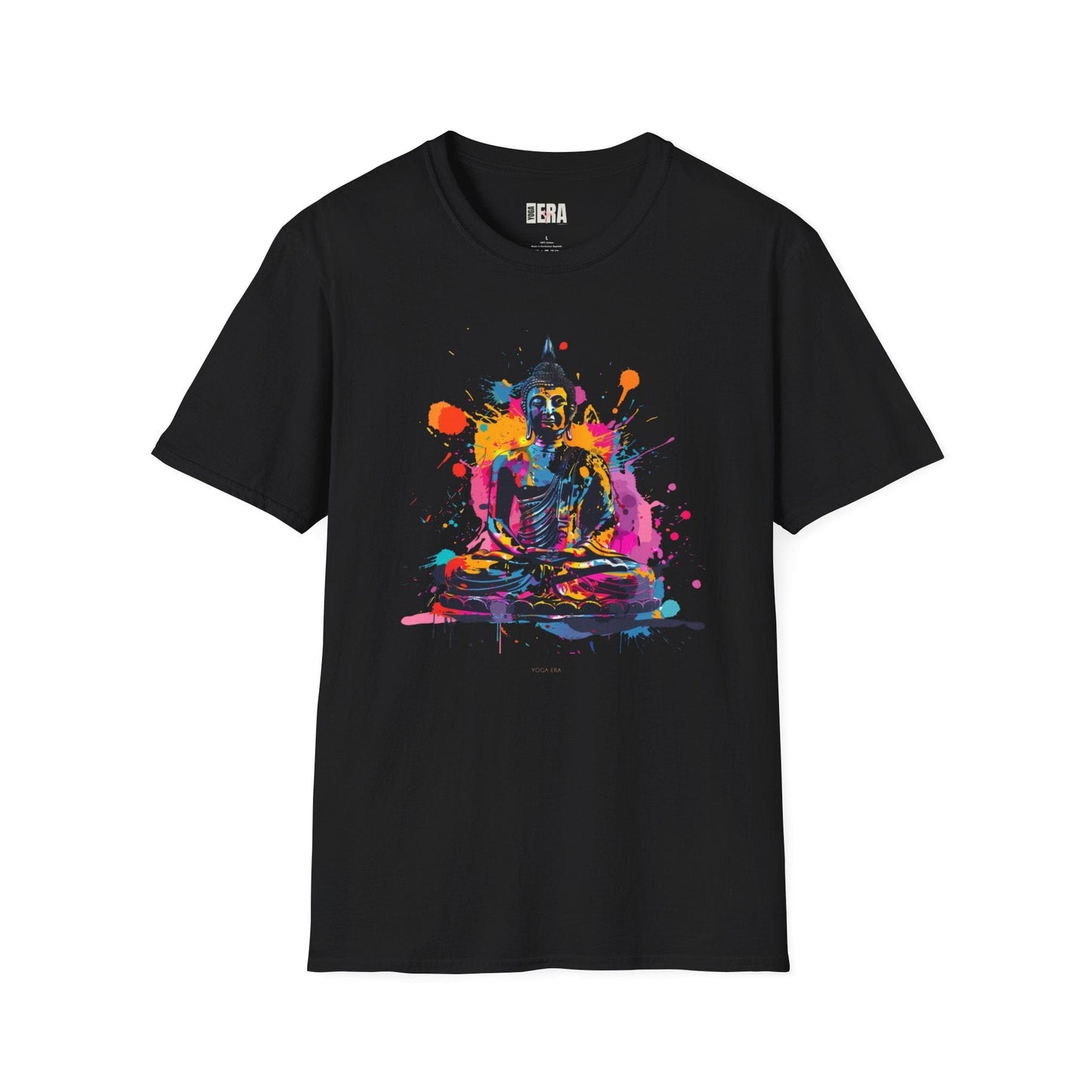 Paint Splatter Buddha Tee T-Shirt Yoga Era