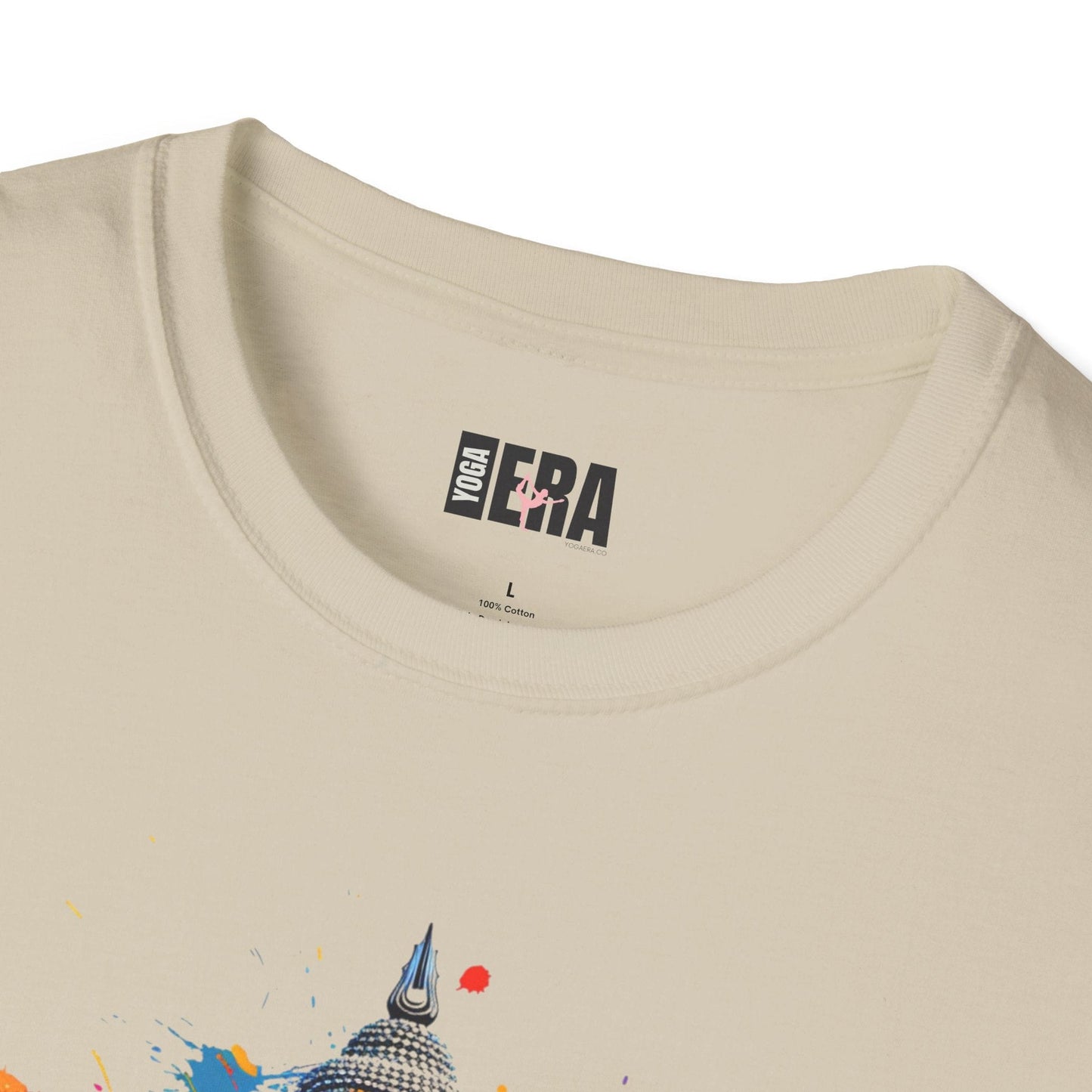 Paint Splatter Buddha Tee T-Shirt Yoga Era