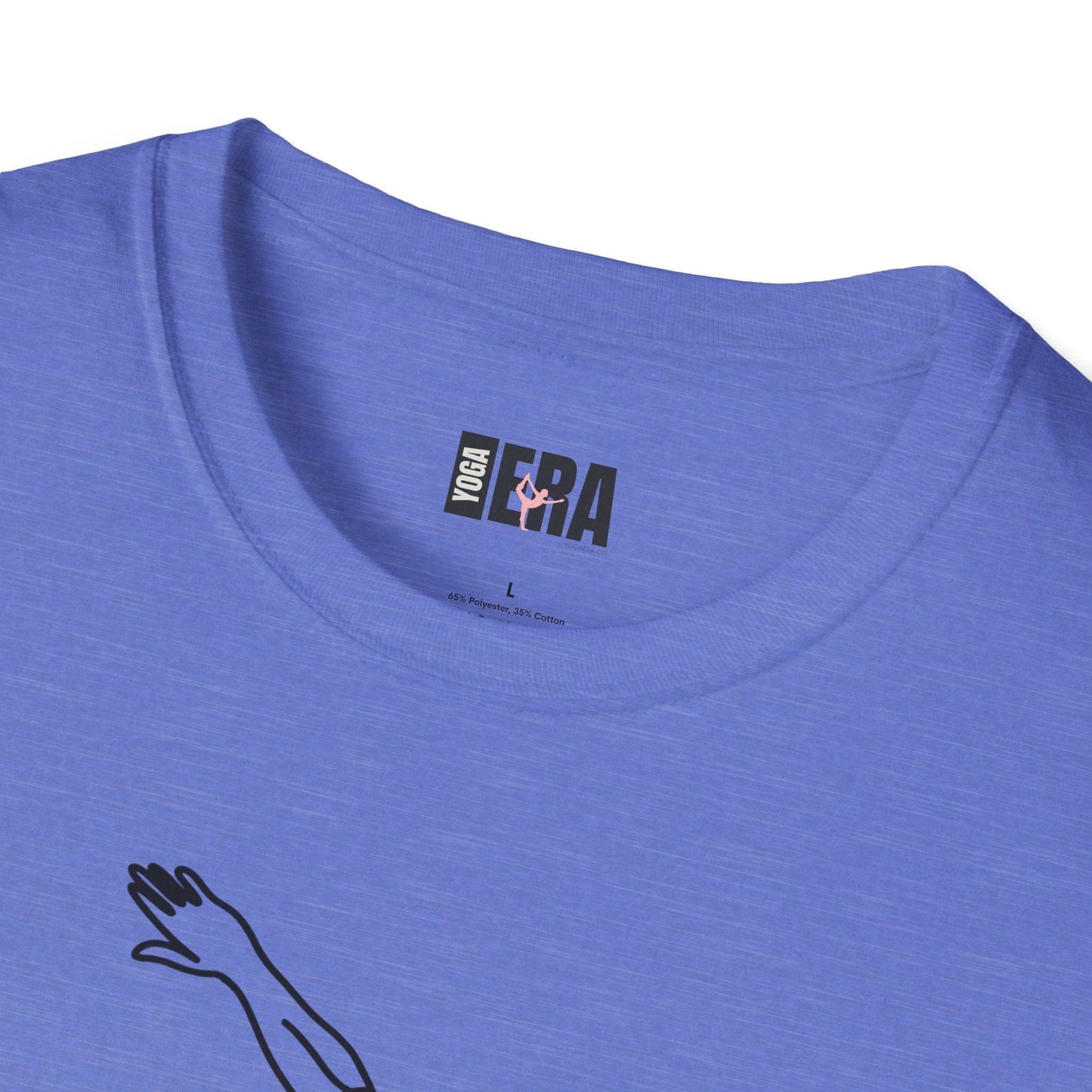 Peaceful Warrior Line Art Yogi Tee T-Shirt Yoga Era