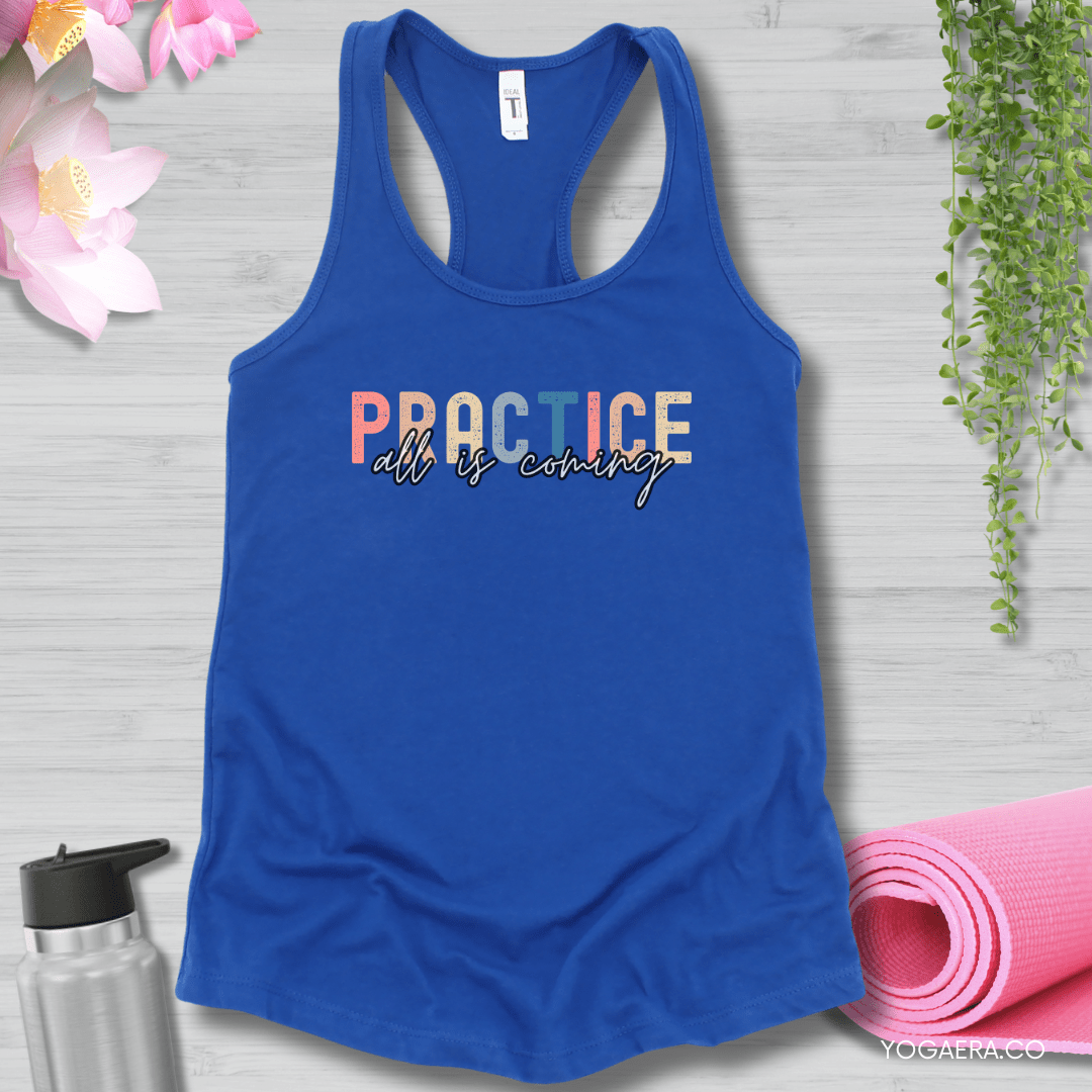 Practice All is Coming Tank XS / Royal Tank Top Yoga Era