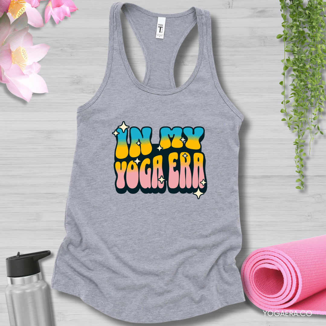 Retro In My Yoga Era Tank XS / Heather Grey Tank Top Yoga Era