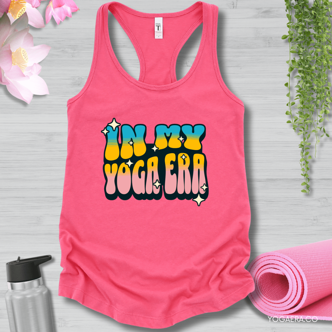 Retro In My Yoga Era Tank XS / Hot Pink Tank Top Yoga Era
