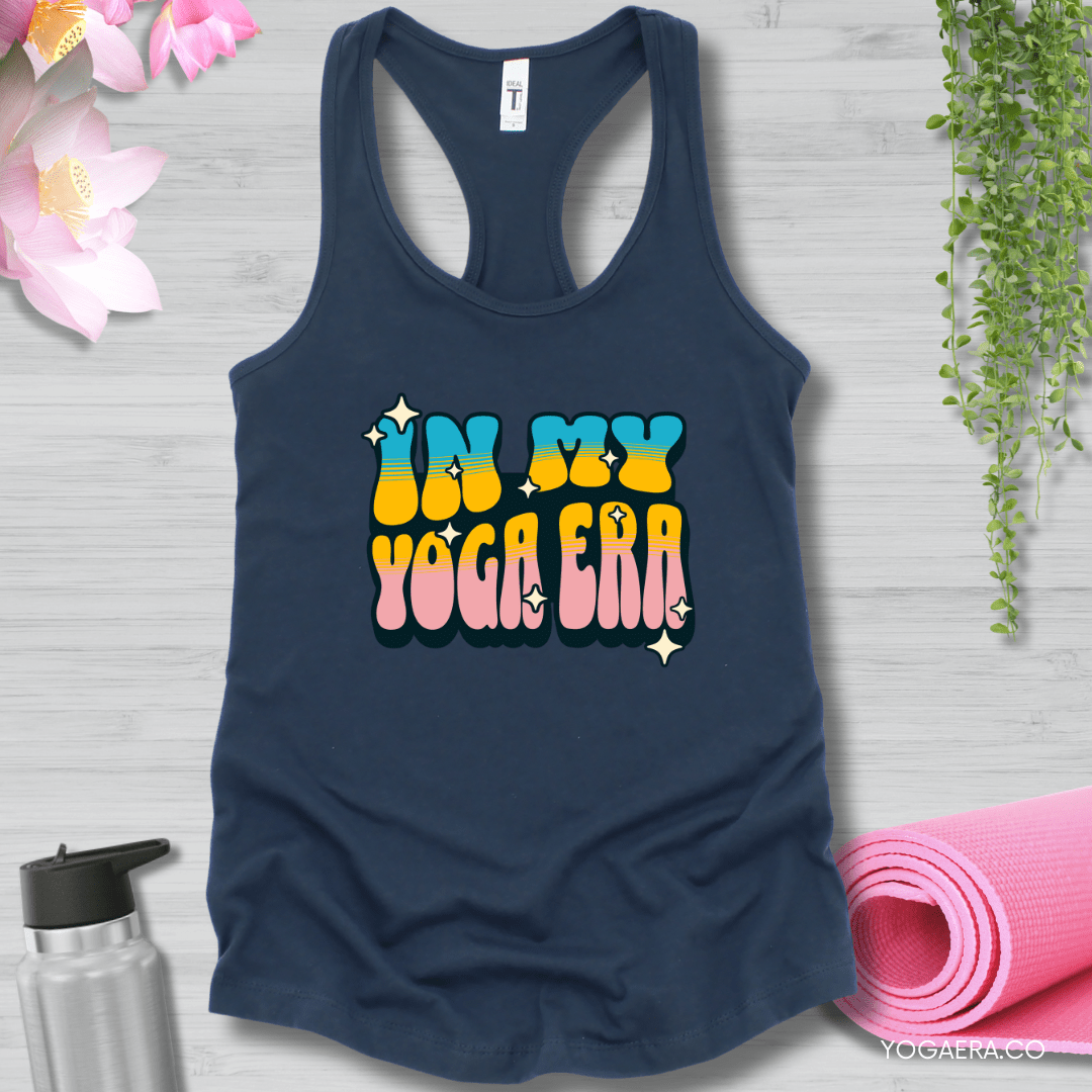 Retro In My Yoga Era Tank XS / Indigo Tank Top Yoga Era