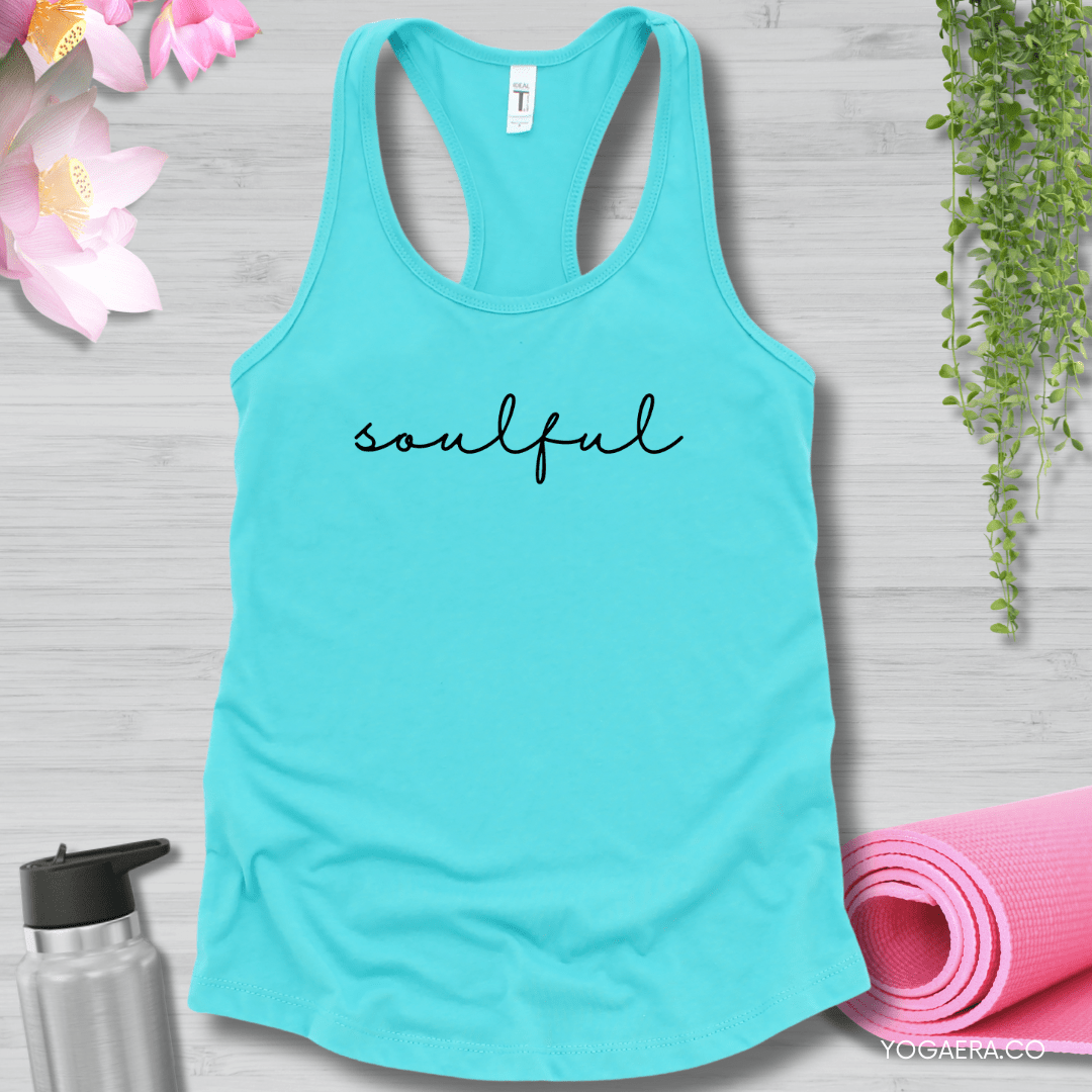 Soulful Tank XS / Tahiti Blue Tank Top Yoga Era