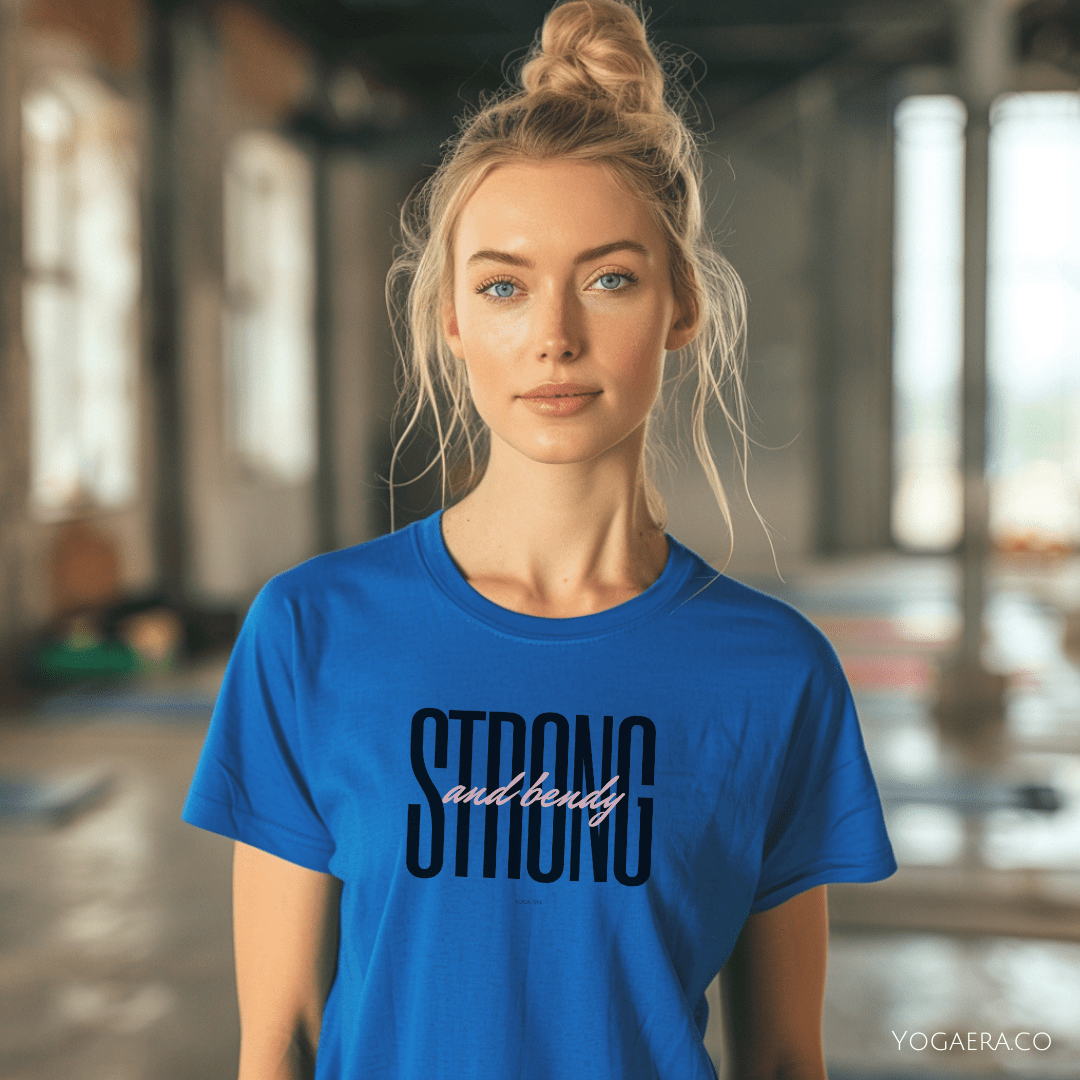 Strong and Bendy Tee T-Shirt Yoga Era