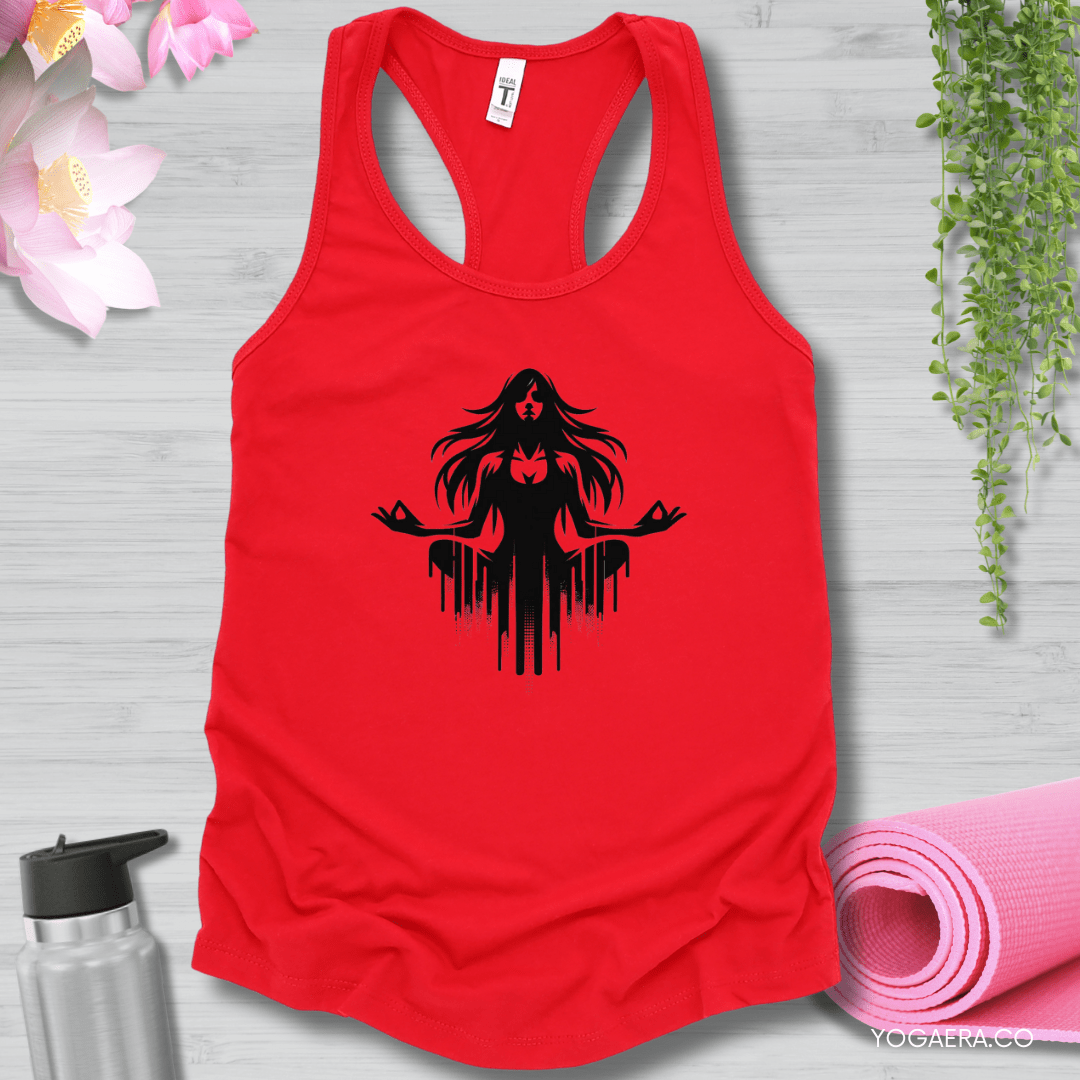 Urban Meditator Tank XS / Red Tank Top Yoga Era