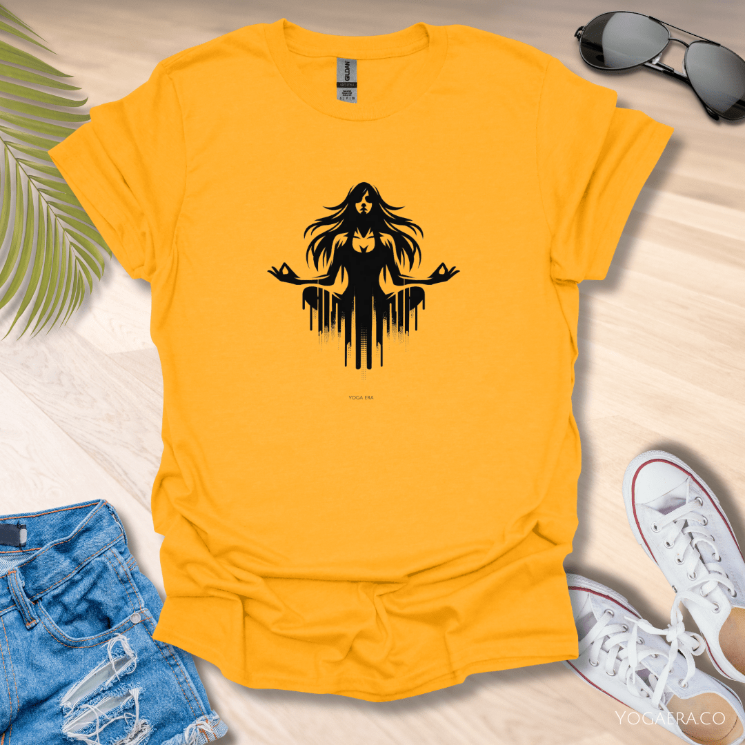 Urban Meditator Tee Gold / S T-Shirt Yoga Era