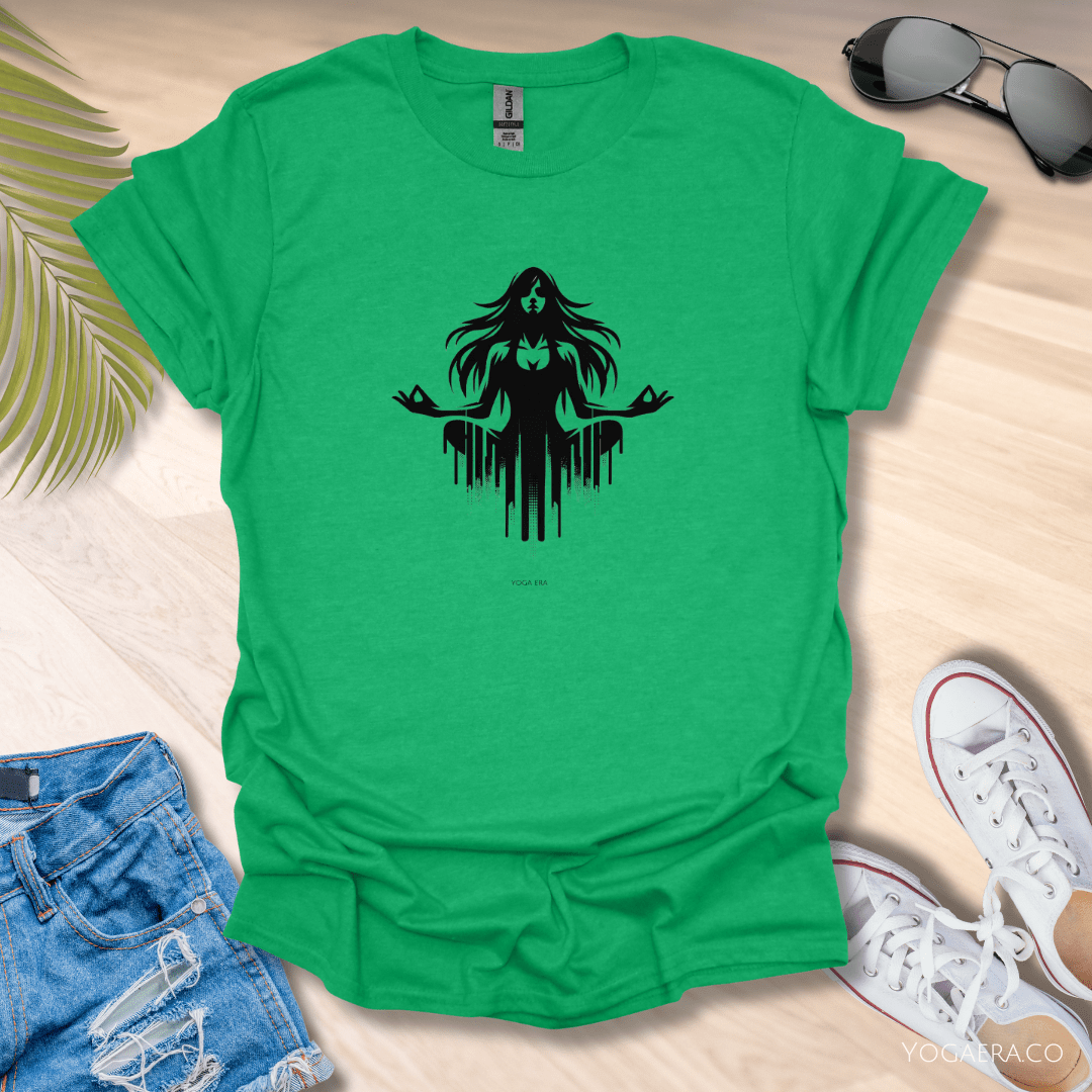 Urban Meditator Tee Heather Irish Green / S T-Shirt Yoga Era