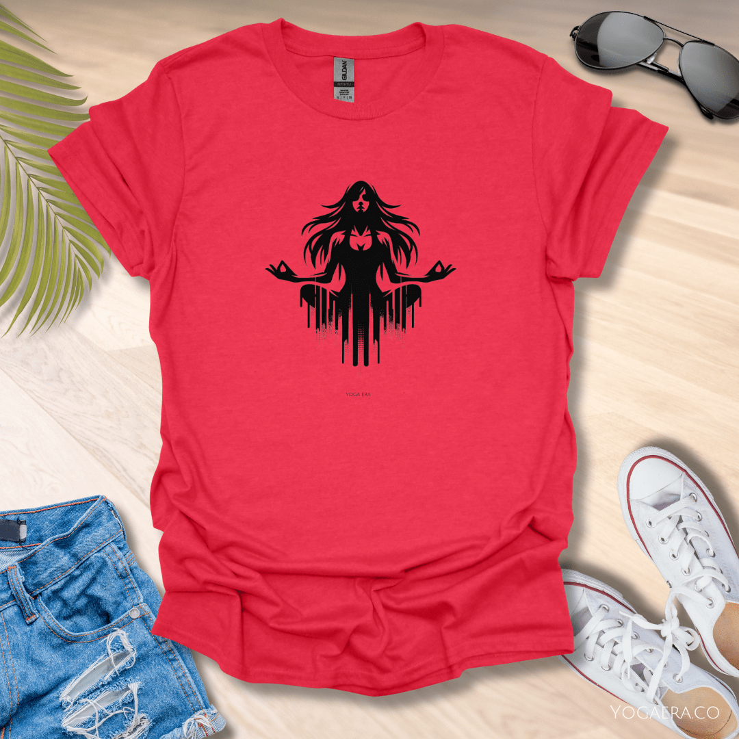 Urban Meditator Tee Heather Red / S T-Shirt Yoga Era