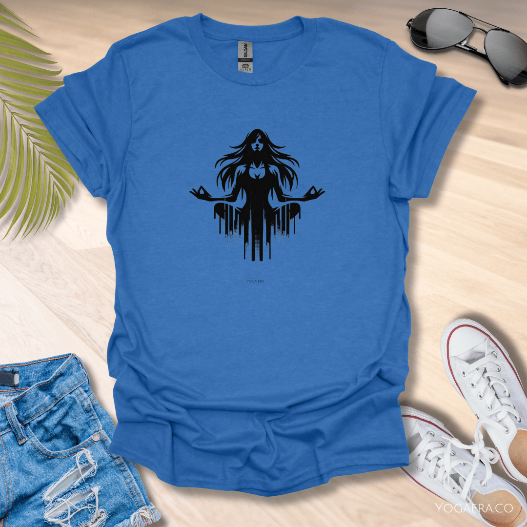Urban Meditator Tee Heather Royal / S T-Shirt Yoga Era