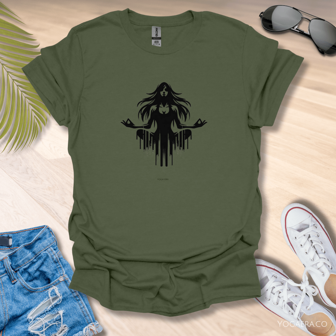 Urban Meditator Tee Military Green / S T-Shirt Yoga Era