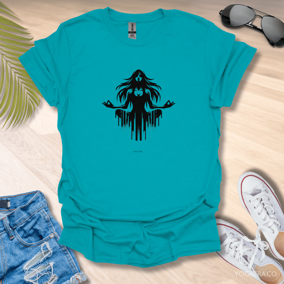 Urban Meditator Tee Tropical Blue / S T-Shirt Yoga Era