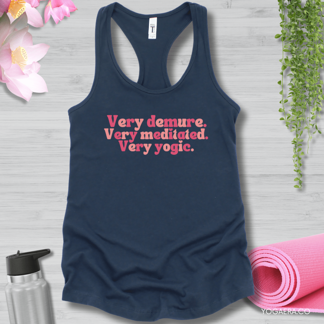 Very Demure Tank XS / Indigo Tank Top Yoga Era