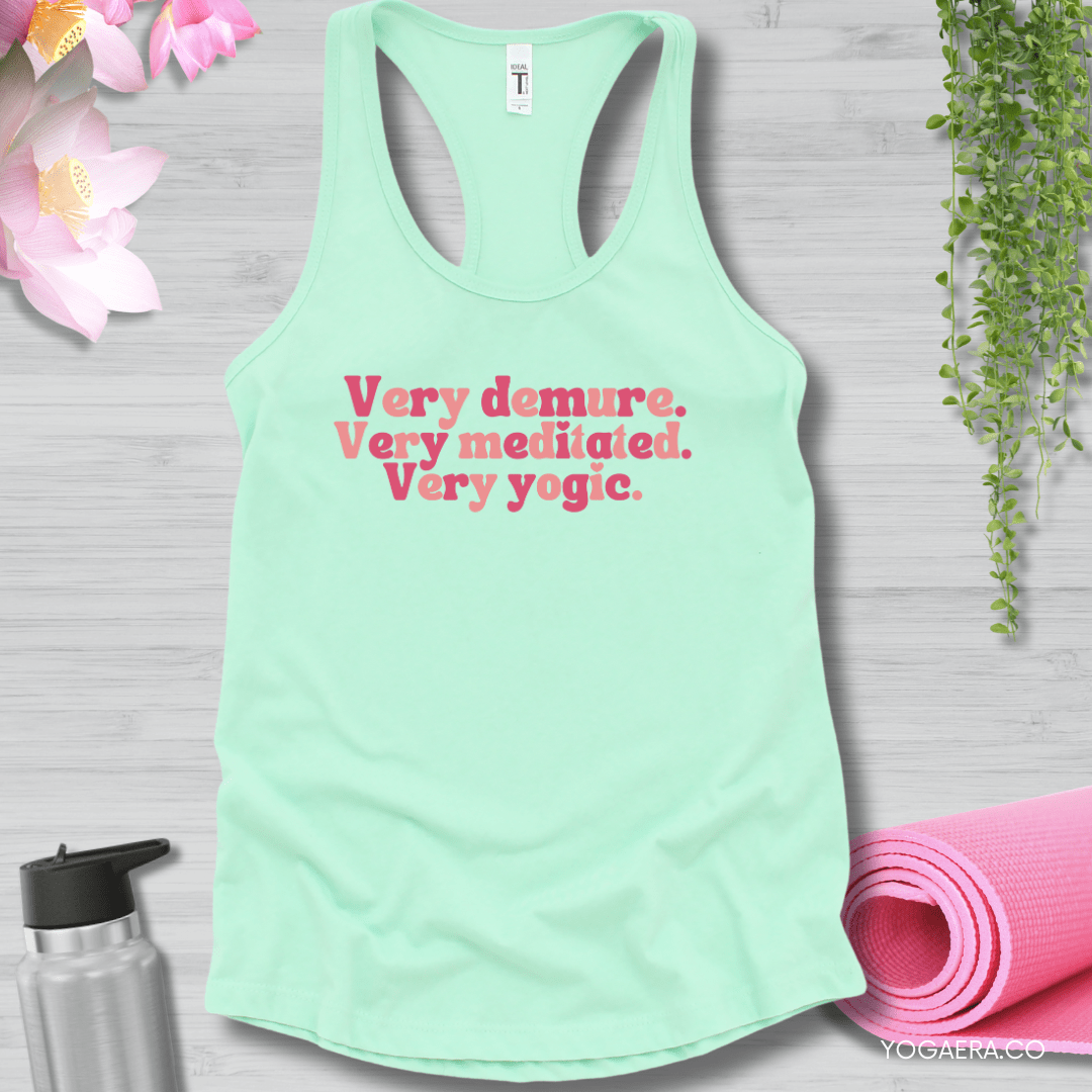 Very Demure Tank XS / Mint Tank Top Yoga Era