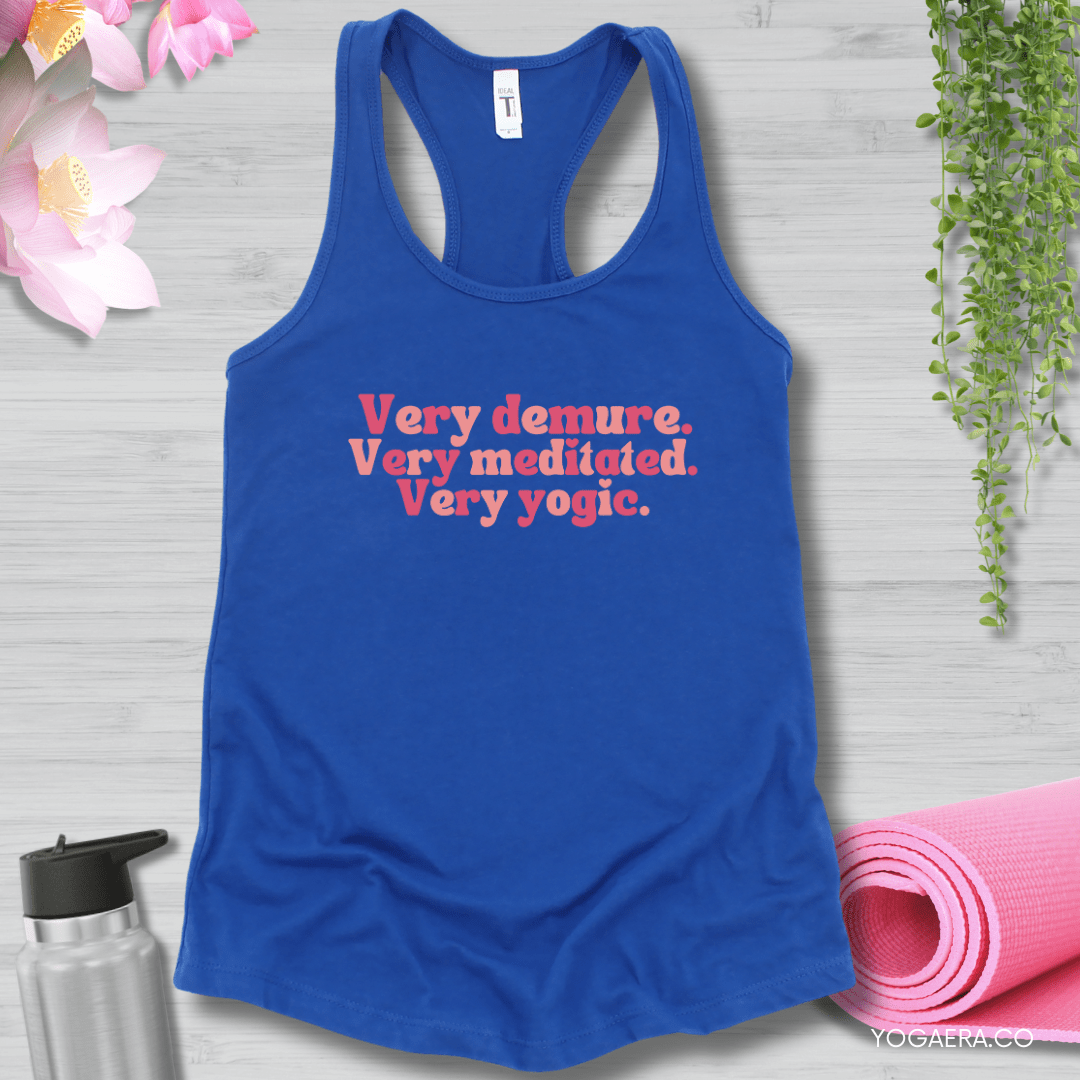 Very Demure Tank XS / Royal Tank Top Yoga Era