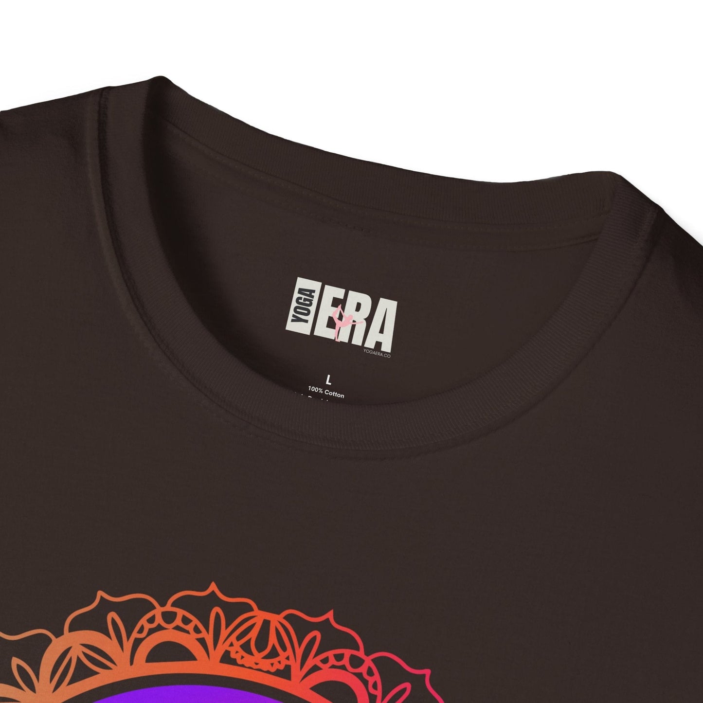 Vibrant Gradient Om Symbol Sun Tee T-Shirt Yoga Era