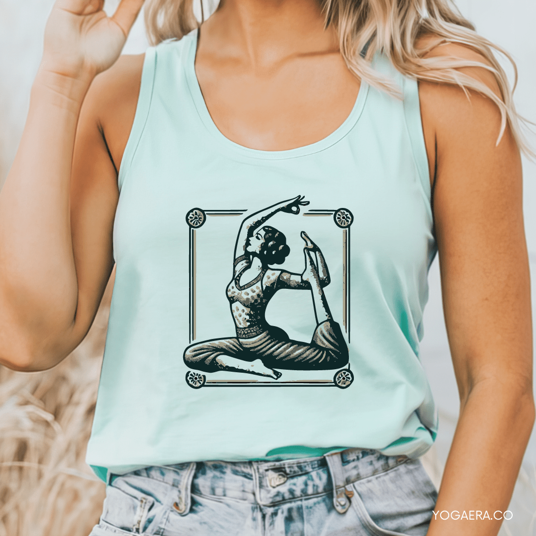 Vintage Illustration Yogi Tank Tank Top Yoga Era