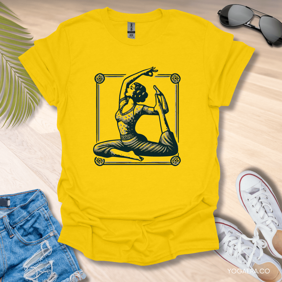 Vintage Illustration Yogi Tee Daisy / S T-Shirt Yoga Era