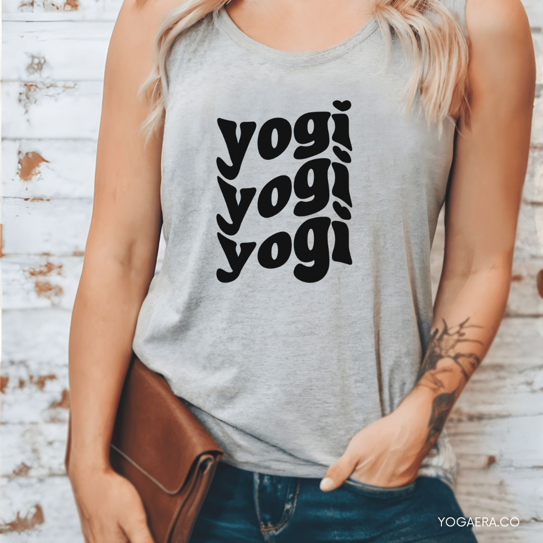 Wavy Yogi Tank Tank Top Yoga Era
