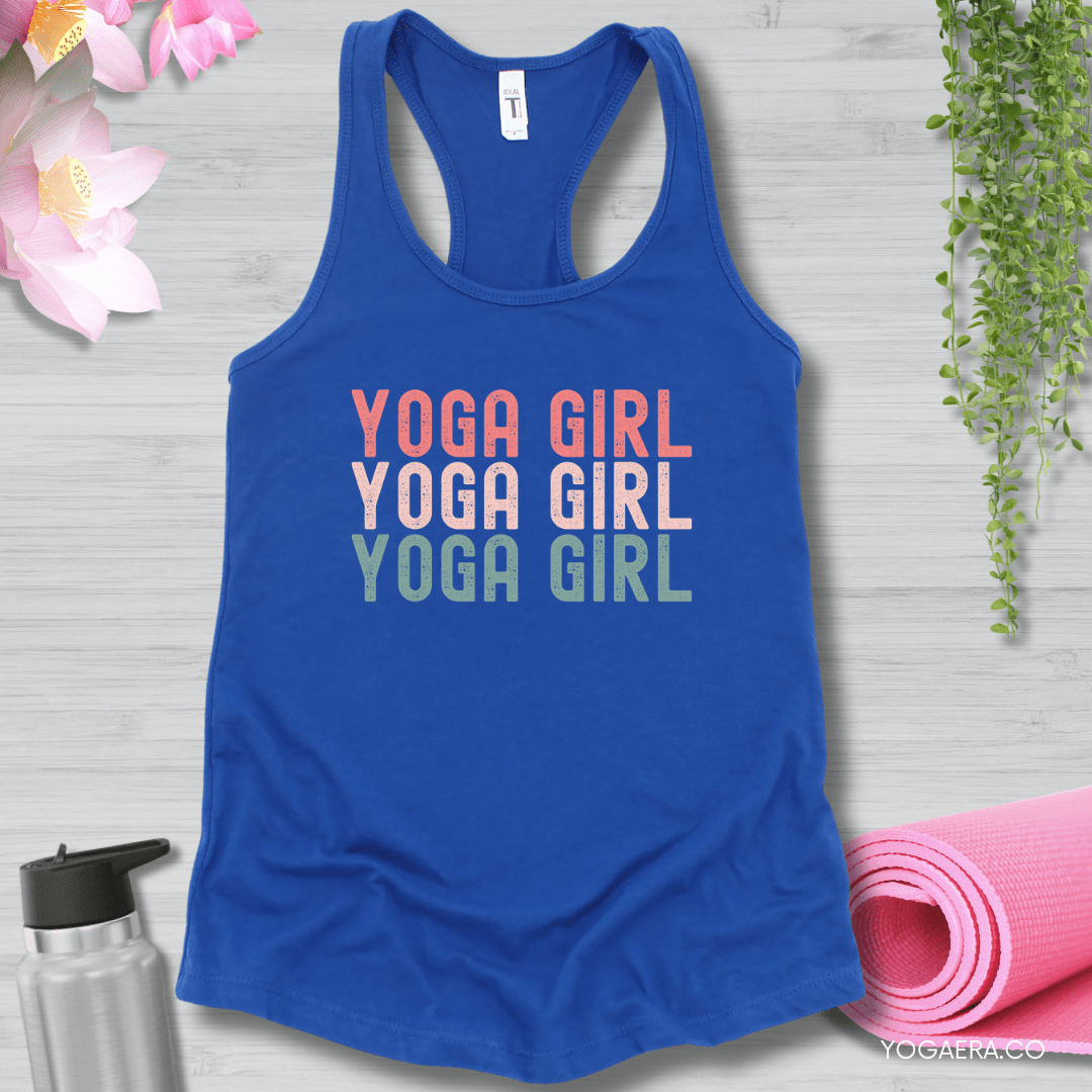 Yoga Girl Tank XS / Royal Tank Top Yoga Era