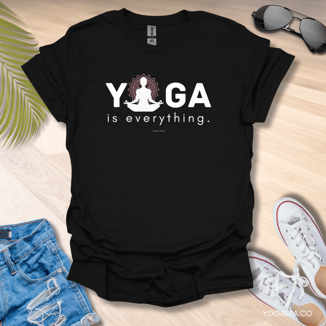 Yoga is Everything Tee Black / S T-Shirt Yoga Era