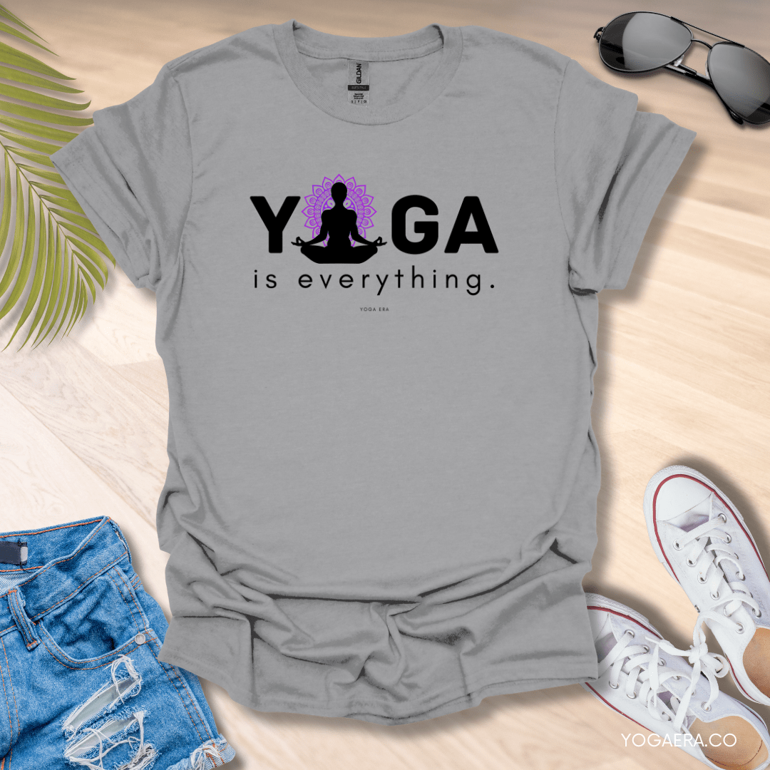 Yoga is Everything Tee Sport Grey / S T-Shirt Yoga Era