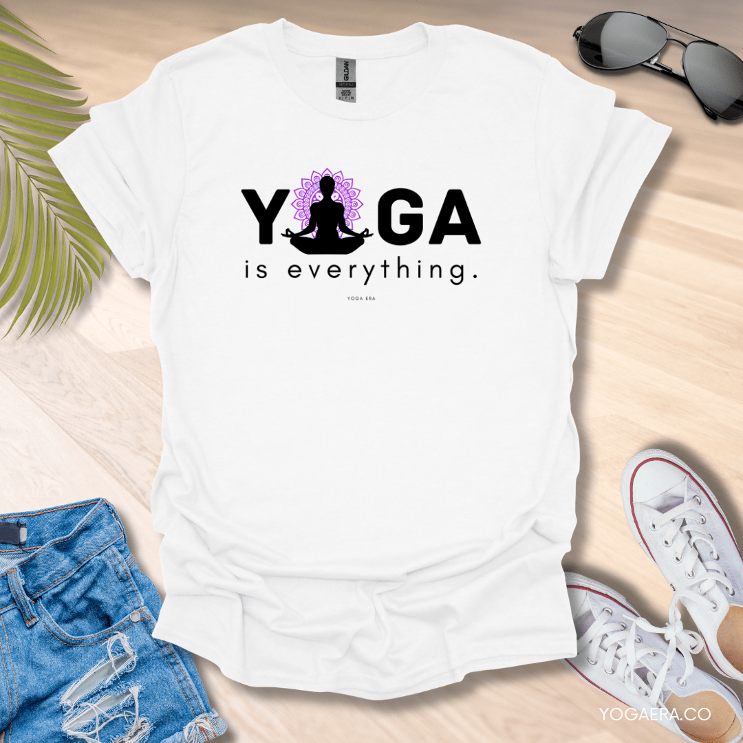 Yoga is Everything Tee White / S T-Shirt Yoga Era
