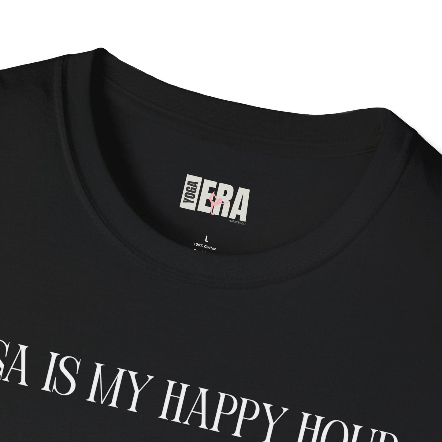 Yoga is My Happy Hour Tee T-Shirt Yoga Era