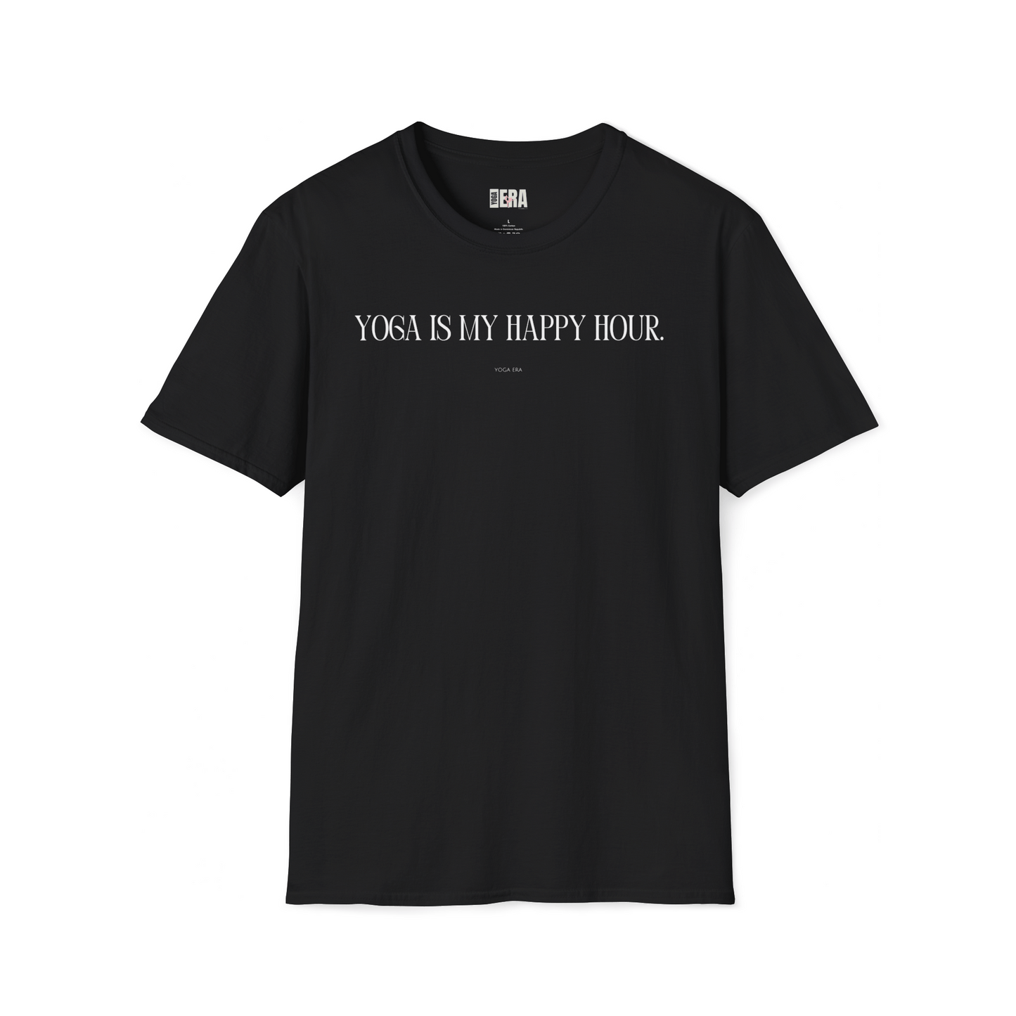 Yoga is My Happy Hour Tee T-Shirt Yoga Era