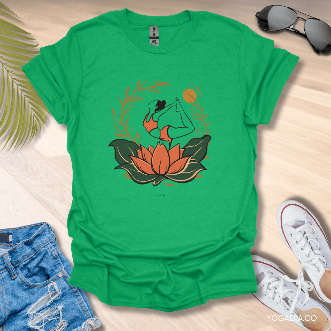 Yogi in Bloom Lotus Flower Tee T-Shirt Yoga Era