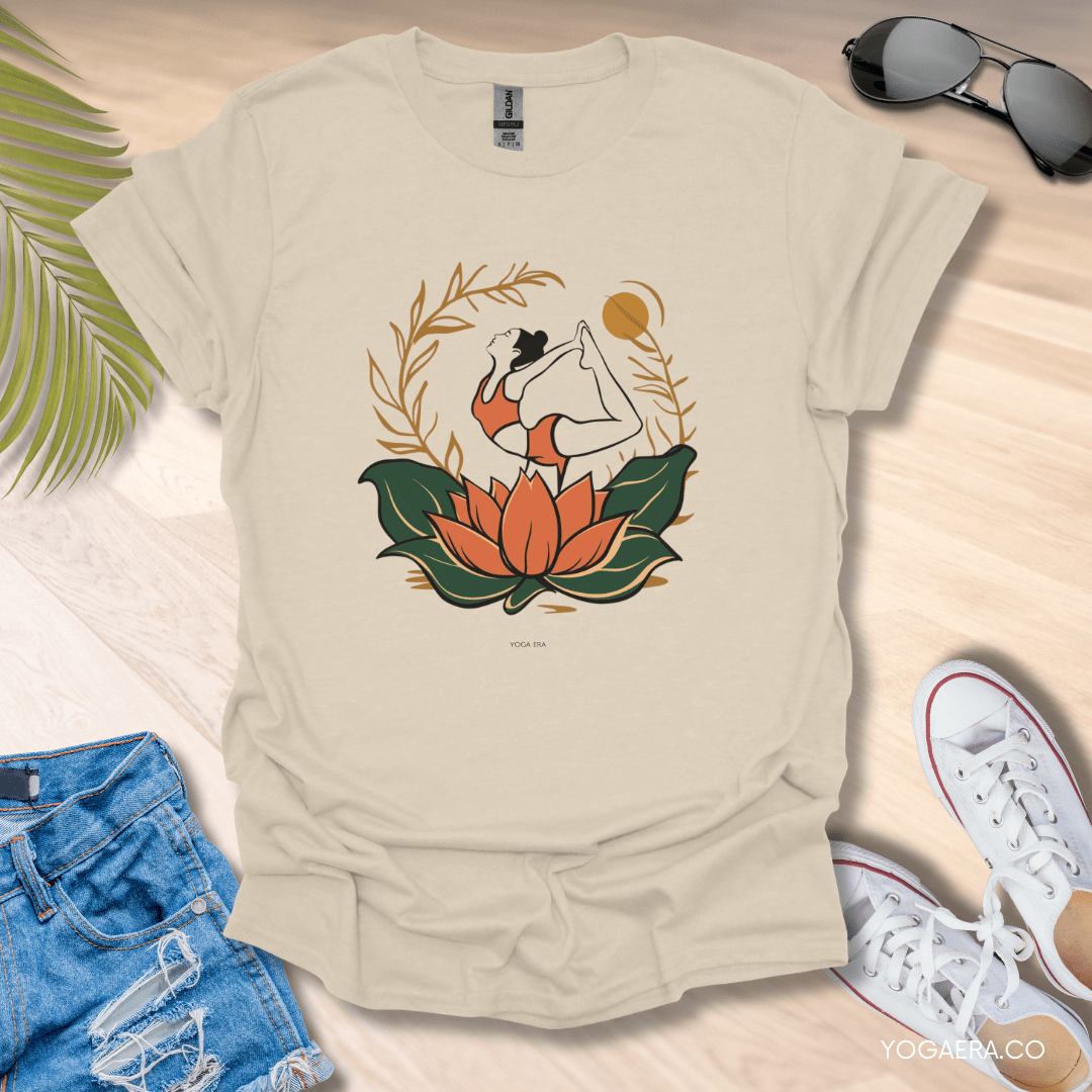 Yogi in Bloom Lotus Flower Tee T-Shirt Yoga Era