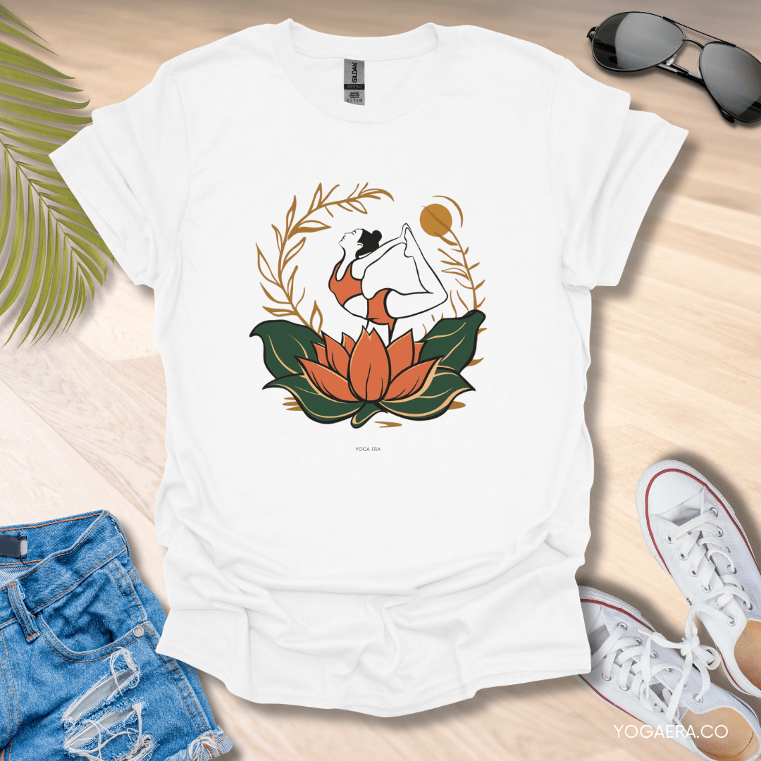 Yogi in Bloom Lotus Flower Tee T-Shirt Yoga Era