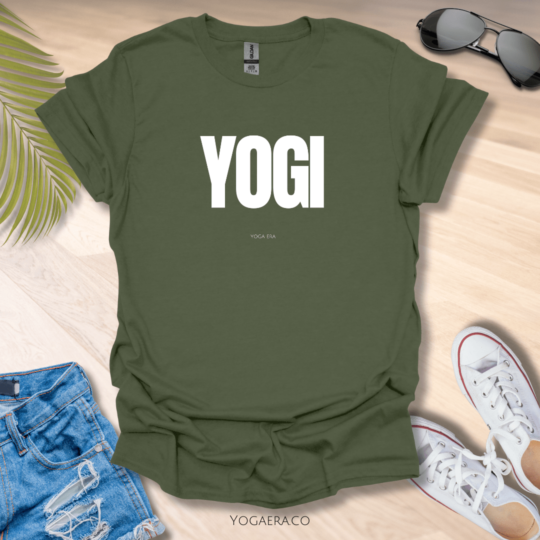 Yogi Tee Military Green / S T-Shirt Yoga Era