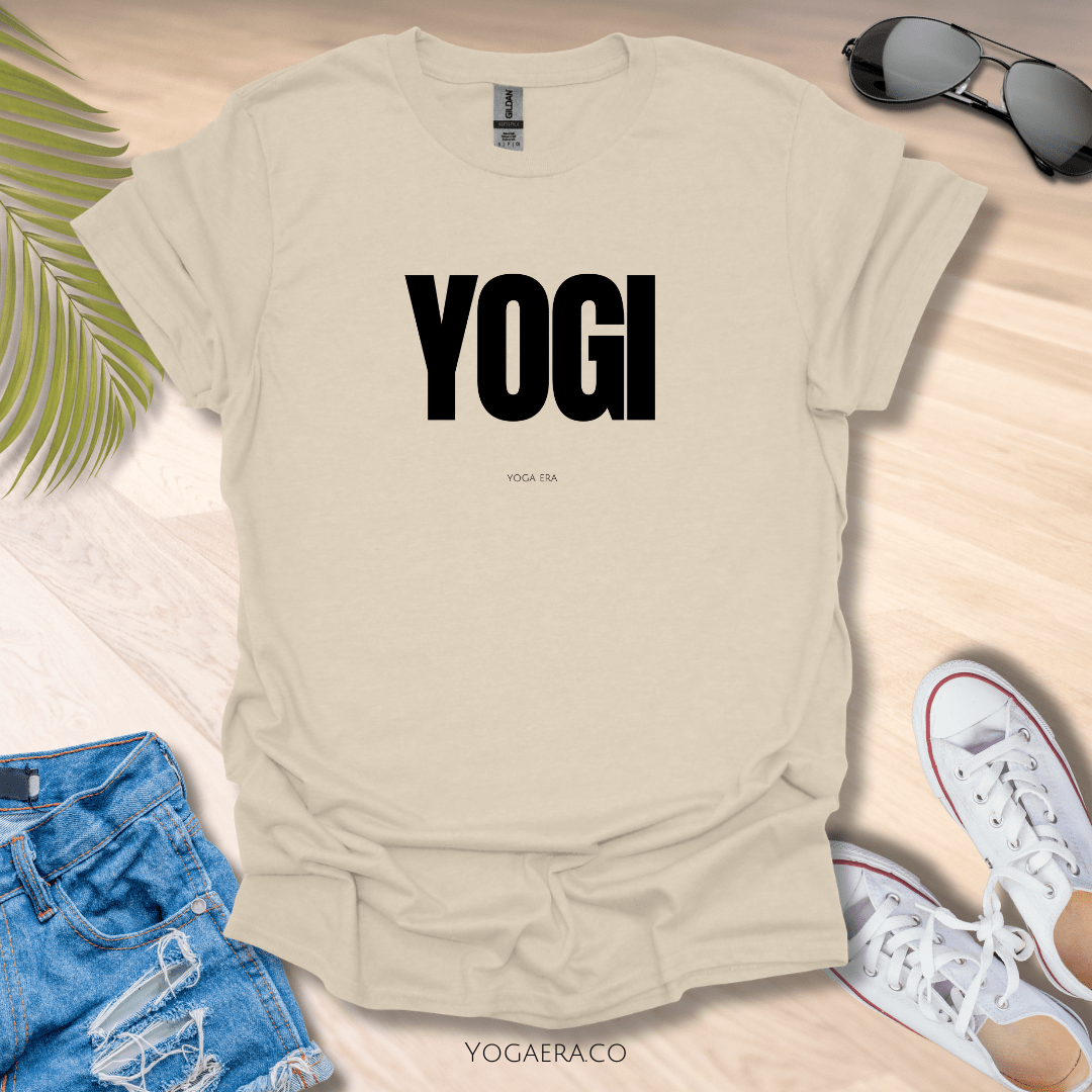 Yogi Tee Natural / S T-Shirt Yoga Era