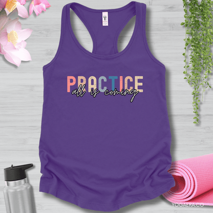 Practice All is Coming Tank XS / Purple Rush Tank Top Yoga Era