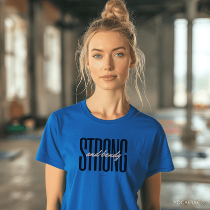 Strong and Bendy Tee T-Shirt Yoga Era